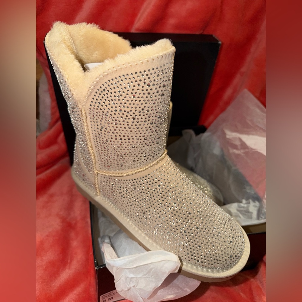 Women's Crystal Embellished Boots